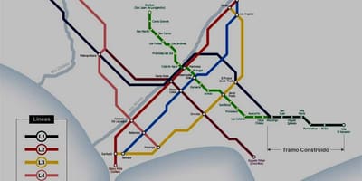 Lima peru U-Bahn-Karte